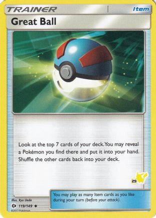[TR] Great Ball (119/149) (Pikachu Stamp #29) [Battle Academy 2020]