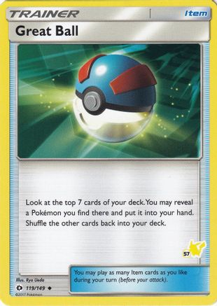 [PKM] Great Ball (119/149) (Pikachu Stamp #57) [Battle Academy 2020]