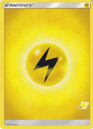 [PKM BE] Lightning Energy (Pikachu Stamp #21) [Battle Academy 2020]