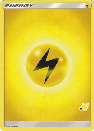 [PKM BE] Lightning Energy (Pikachu Stamp #27) [Battle Academy 2020]