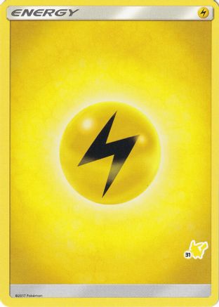 [PKM BE] Lightning Energy (Pikachu Stamp #31) [Battle Academy 2020]