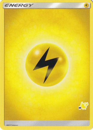 [PKM BE] Lightning Energy (Pikachu Stamp #39) [Battle Academy 2020]