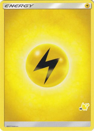 [PKM BE] Lightning Energy (Pikachu Stamp #43) [Battle Academy 2020]