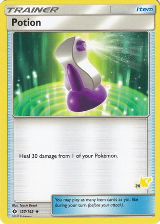 [PKM] Potion (127/149) (Pikachu Stamp #20) [Battle Academy 2020]