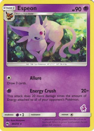 [PKM] Espeon (89/214) (Mewtwo Deck) [Battle Academy 2020]