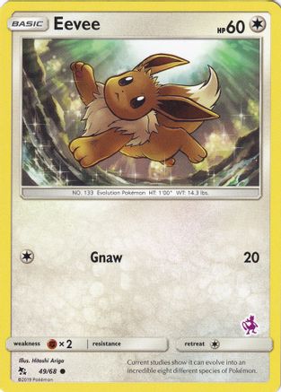 [PKM] Eevee (49/68) (Mewtwo Deck) [Battle Academy 2020]