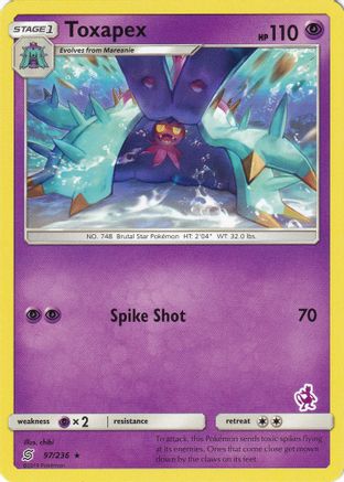 [PKM] Toxapex (97/236) (Mewtwo Deck) [Battle Academy 2020]