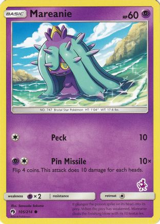 [PKM] Mareanie (105/214) (Mewtwo Deck) [Battle Academy 2020]