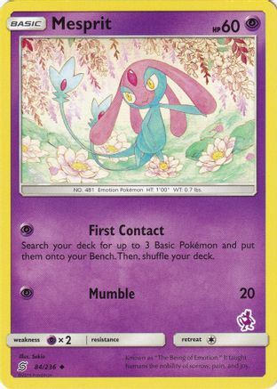 [PKM] Mesprit (84/236) (Mewtwo Deck) [Battle Academy 2020]