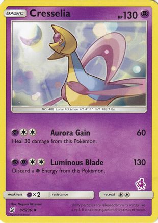 [PKM] Cresselia (87/236) (Mewtwo Deck) [Battle Academy 2020]
