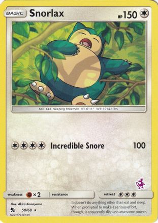[PKM-R] Snorlax (50/68) (Mewtwo Deck) [Battle Academy 2020]