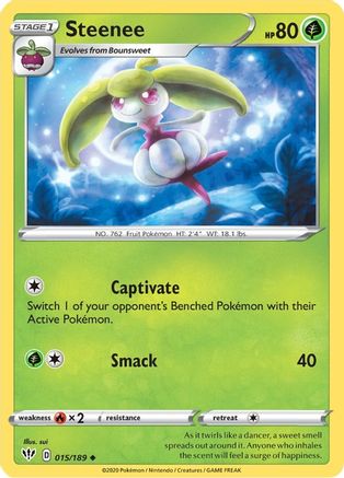 [PKM] Steenee (015/189) [Sword & Shield: Darkness Ablaze]