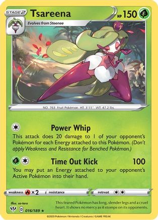 [PKM] Tsareena (016/189) [Sword & Shield: Darkness Ablaze]