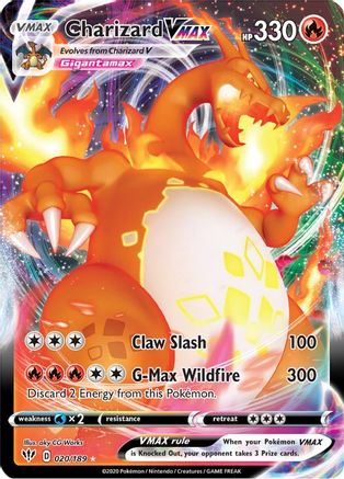 [PKM-R] Charizard VMAX (020/189) [Sword & Shield: Darkness Ablaze]