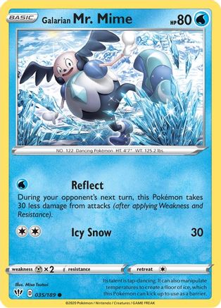 [PKM] Galarian Mr. Mime (035/189) [Sword & Shield: Darkness Ablaze]
