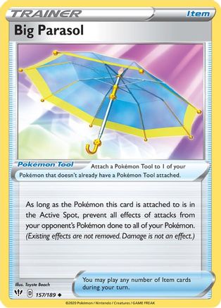 [PKM] Big Parasol (157/189) [Sword & Shield: Darkness Ablaze]