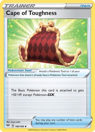 [PKM] Cape of Toughness (160/189) [Sword & Shield: Darkness Ablaze]
