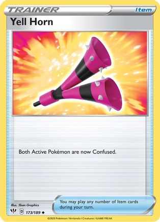 [PKM] Yell Horn (173/189) [Sword & Shield: Darkness Ablaze]