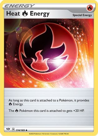 [PKM] Heat Fire Energy (174/189) [Sword & Shield: Darkness Ablaze]