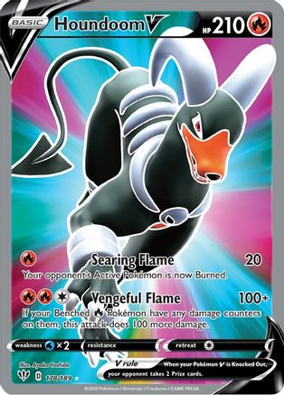[PKM] Houndoom V (178/189) [Sword & Shield: Darkness Ablaze]