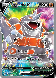 [PKM-R] Rhyperior V (181/189) [Sword & Shield: Darkness Ablaze]