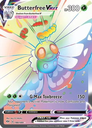 [PKM] Butterfree VMAX (190/189) [Sword & Shield: Darkness Ablaze]