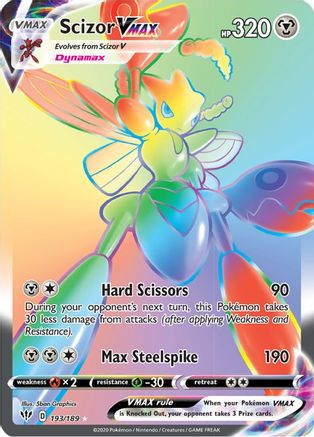 [PKM-R] Scizor VMAX (193/189) [Sword & Shield: Darkness Ablaze]