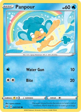 [PKM] Panpour (041/189) [Sword & Shield: Darkness Ablaze]