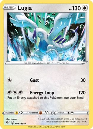 [PKM-R] Lugia (140/189) [Sword & Shield: Darkness Ablaze]