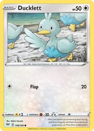 [PKM] Ducklett (148/189) [Sword & Shield: Darkness Ablaze]