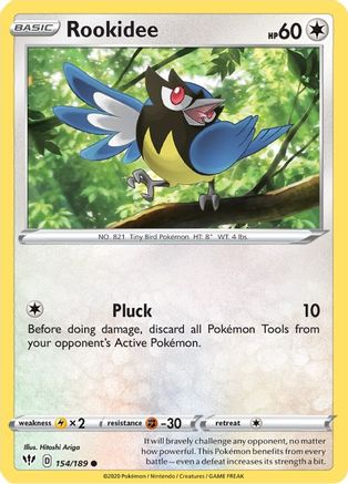 [PKM] Rookidee (154/189) [Sword & Shield: Darkness Ablaze]