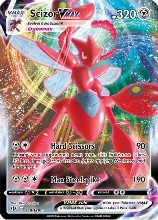 [PKM-R] Scizor VMAX (119/189) [Sword & Shield: Darkness Ablaze]