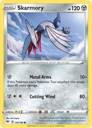 [PKM] Skarmory (120/189) [Sword & Shield: Darkness Ablaze]