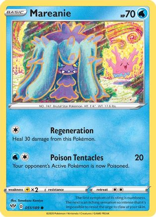 [PKM] Mareanie (051/189) [Sword & Shield: Darkness Ablaze]