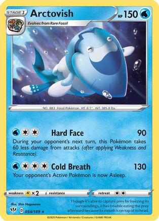 [PKM] Arctovish (054/189) [Sword & Shield: Darkness Ablaze]