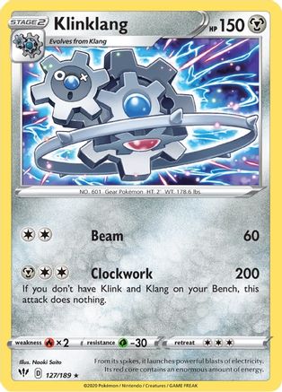 [PKM] Klinklang (127/189) [Sword & Shield: Darkness Ablaze]