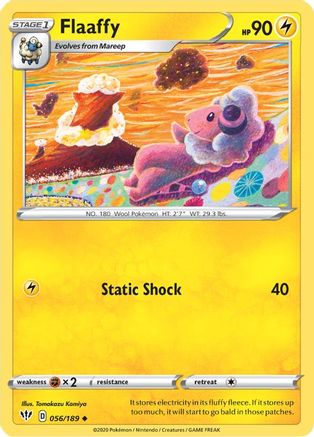 [PKM] Flaaffy (056/189) [Sword & Shield: Darkness Ablaze]