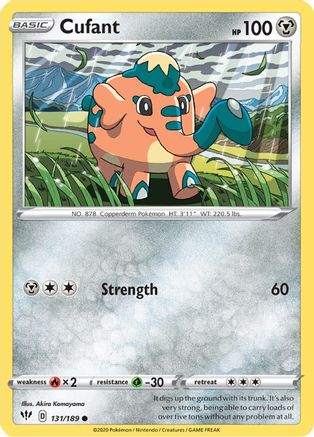 [PKM] Cufant (131/189) [Sword & Shield: Darkness Ablaze]
