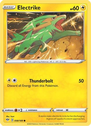 [PKM] Electrike (058/189) [Sword & Shield: Darkness Ablaze]