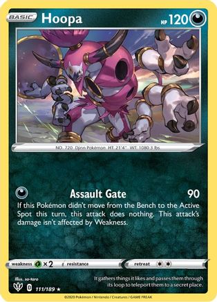 [PKM] Hoopa (111/189) [Sword & Shield: Darkness Ablaze]