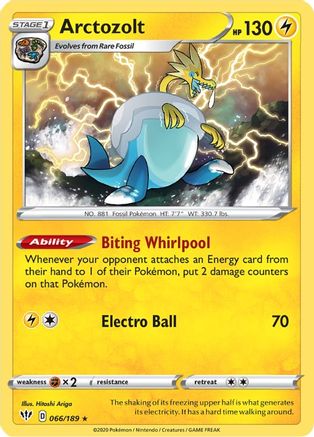 [PKM] Arctozolt (066/189) [Sword & Shield: Darkness Ablaze]