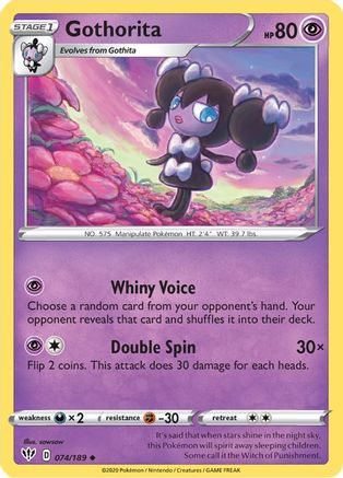 [PKM] Gothorita (074/189) [Sword & Shield: Darkness Ablaze]