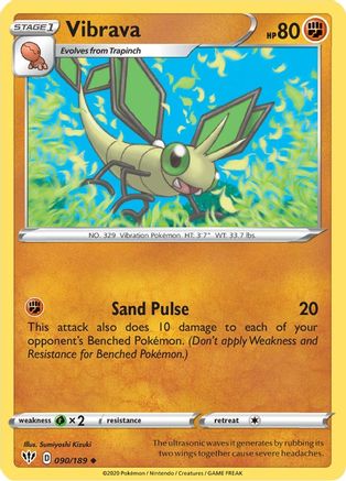 [PKM] Vibrava (090/189) [Sword & Shield: Darkness Ablaze]