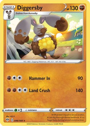 [PKM] Diggersby (096/189) [Sword & Shield: Darkness Ablaze]