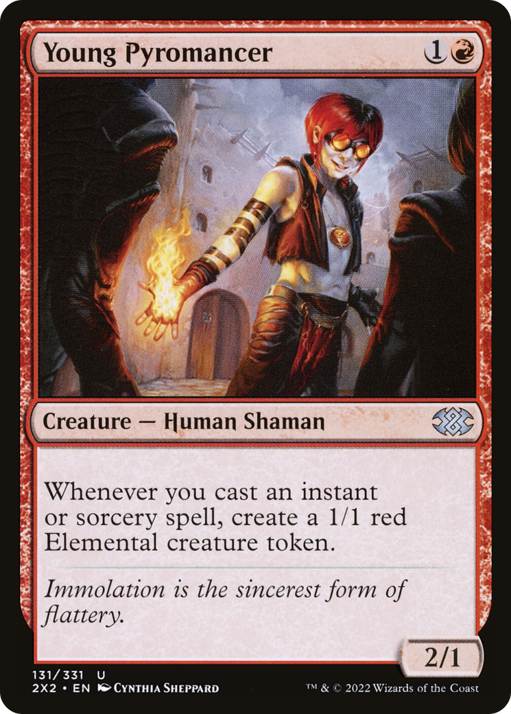 {C} Young Pyromancer [Double Masters 2022][2X2 131]