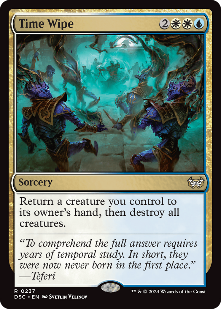 {R} Time Wipe [Duskmourn: House of Horror Commander][DSC 237]
