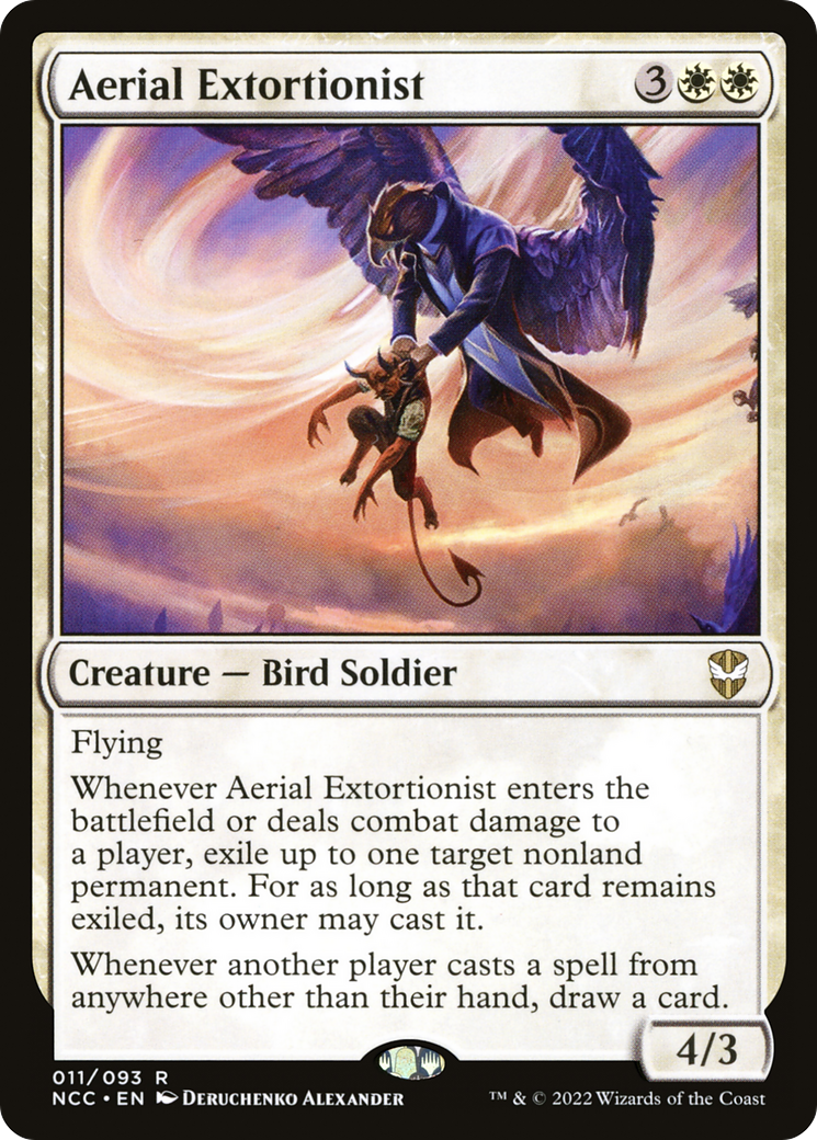 {R} Aerial Extortionist [Streets of New Capenna Commander][NCC 011]