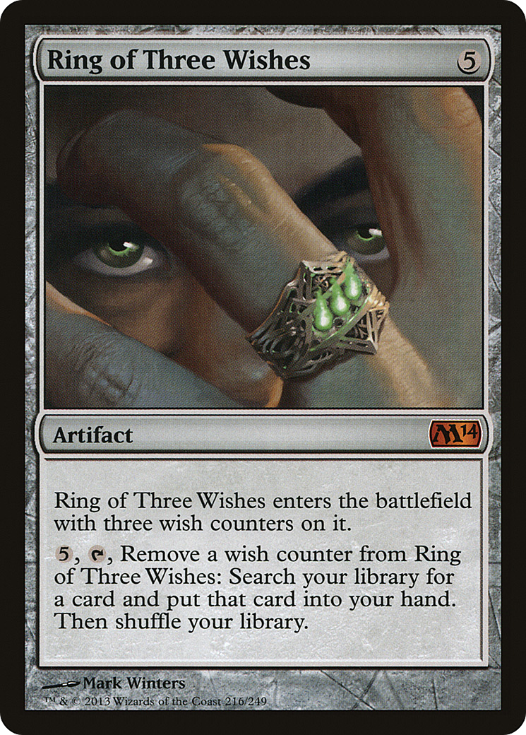 {R} Ring of Three Wishes [Magic 2014][M14 216] - Misty Mountain Games