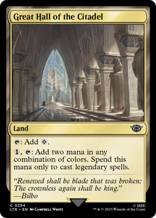 {C} Great Hall of the Citadel [The Lord of the Rings: Tales of Middle-Earth][LTR 254]