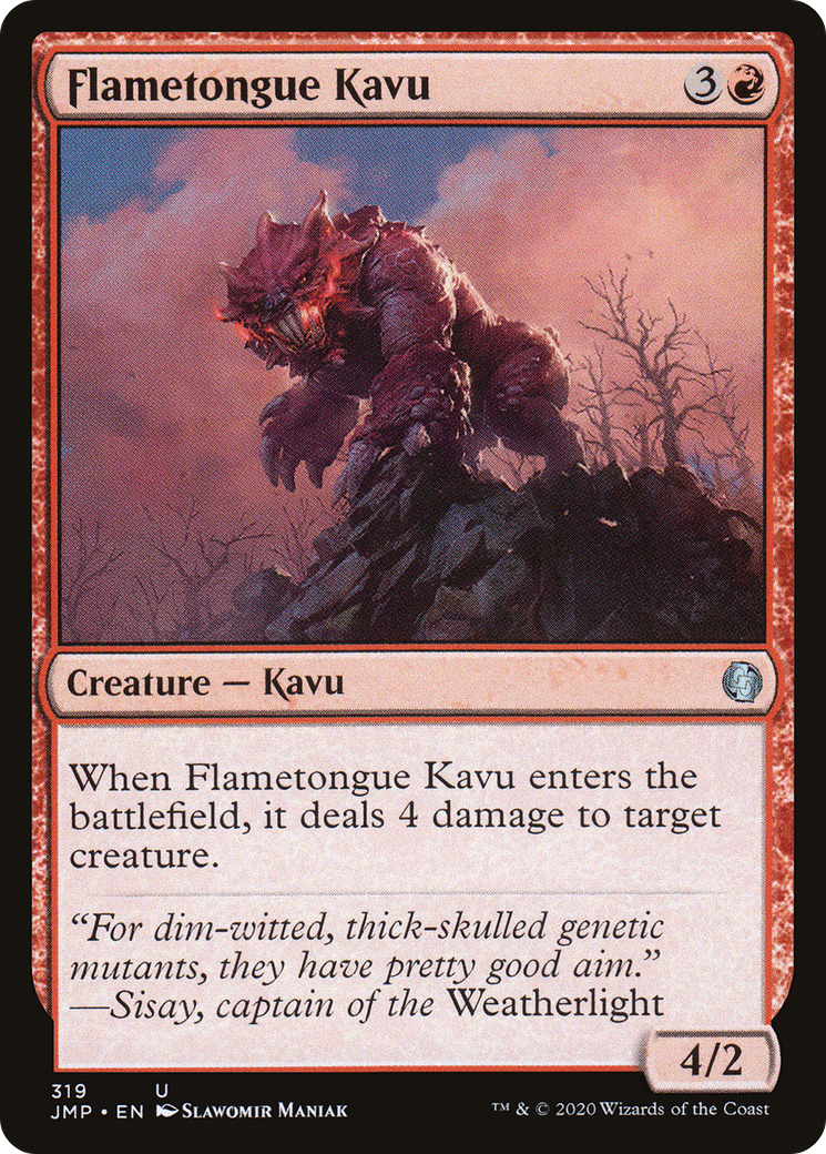 {C} Flametongue Kavu [Jumpstart][JMP 319]